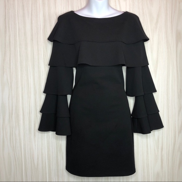 Gianni Bini Dorothy Knit Tiered Ruffle Dress - Picture 2 of 8